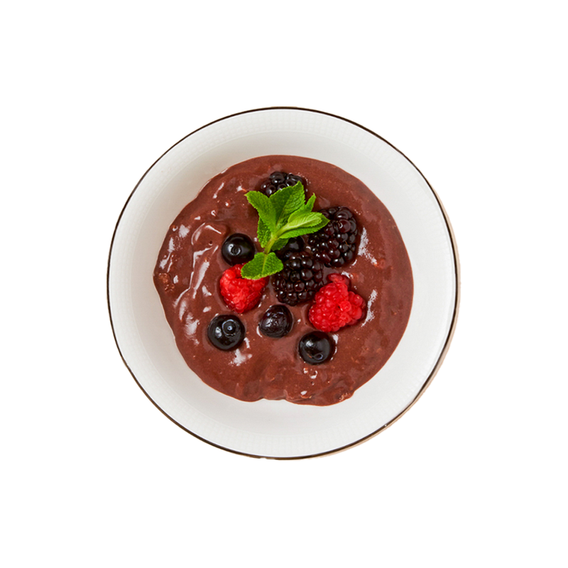 Mousse cereali al cioccolato